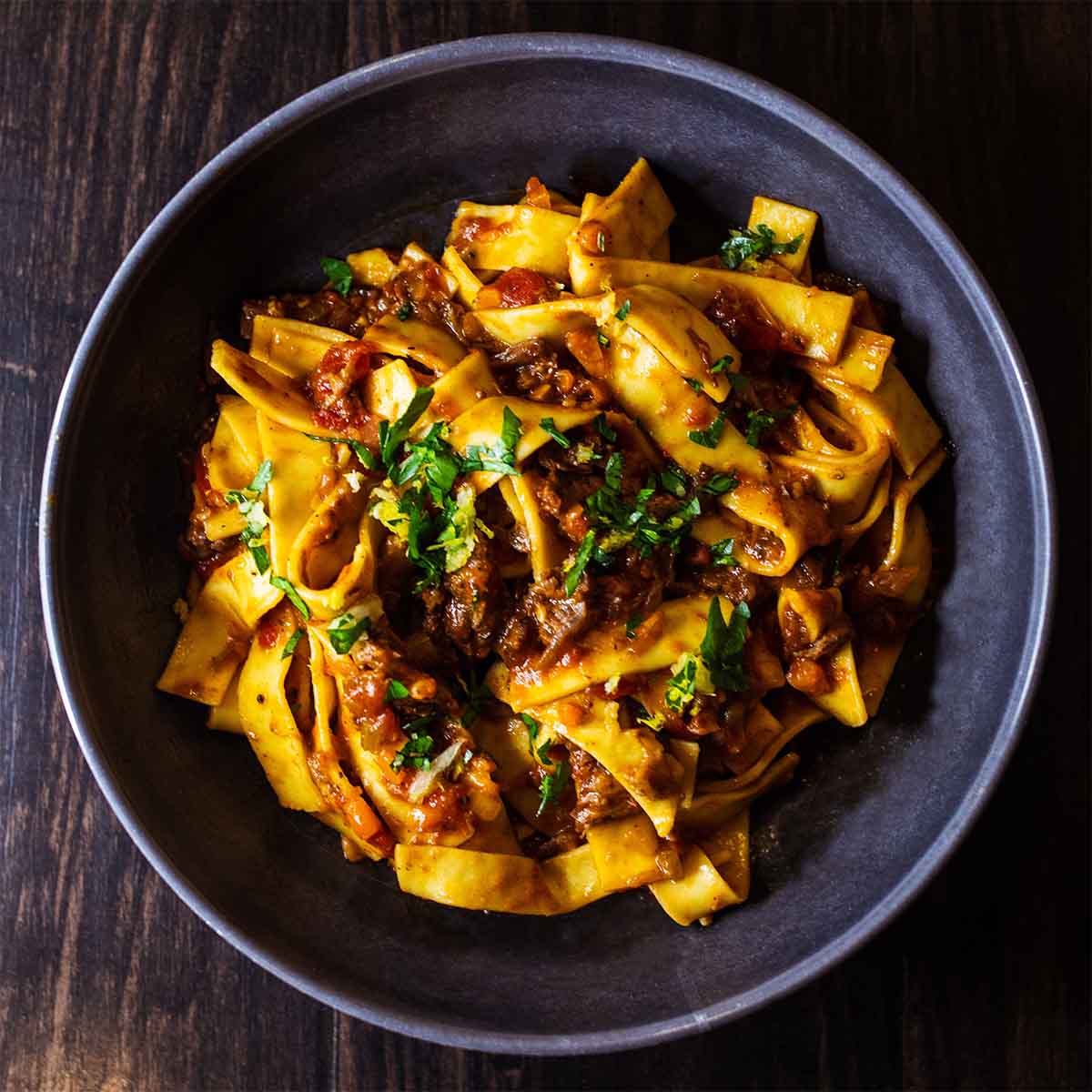 Fettuccine Bolognese